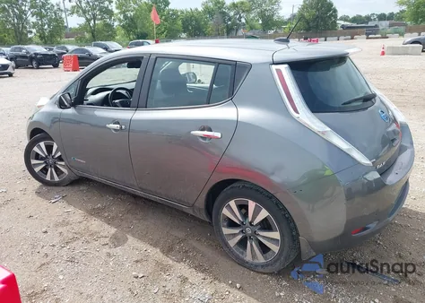 2016 Nissan Leaf Sv z USA, uszkodzony, nr VIN 1N4BZ0CP5GC308013